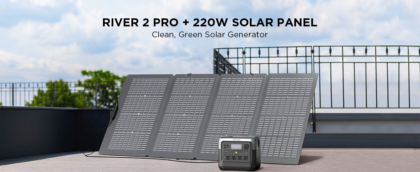 EF ECOFLOW Solar Generator RIVER 2 Pro