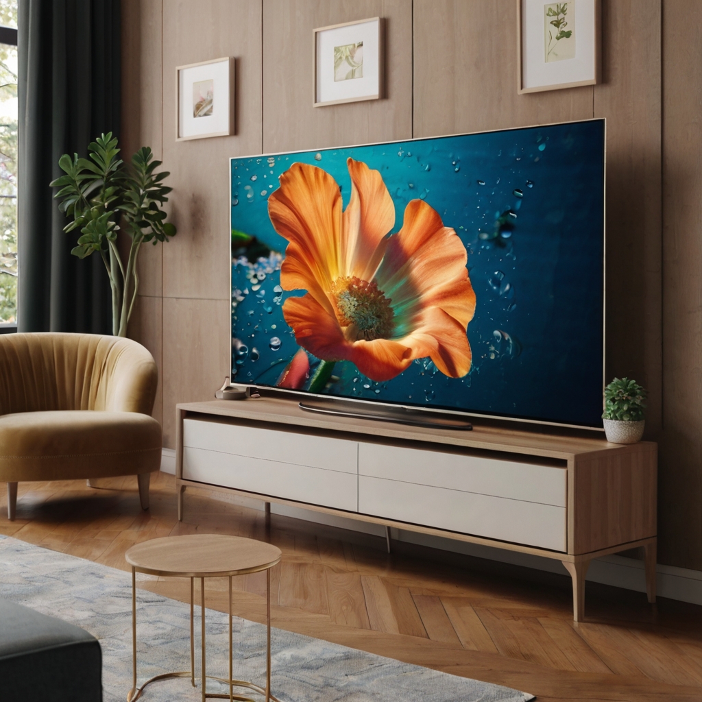 Smart_TV_in_home(Top 13 Smart TVs in world 2024)